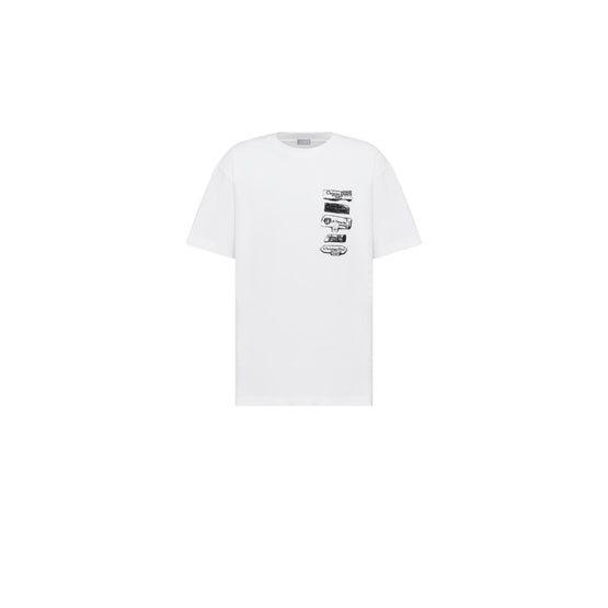513J696A0677C089 - Men's C&S Top/Waist T-Shirt - 089 Fantaisie Fond Blanc
