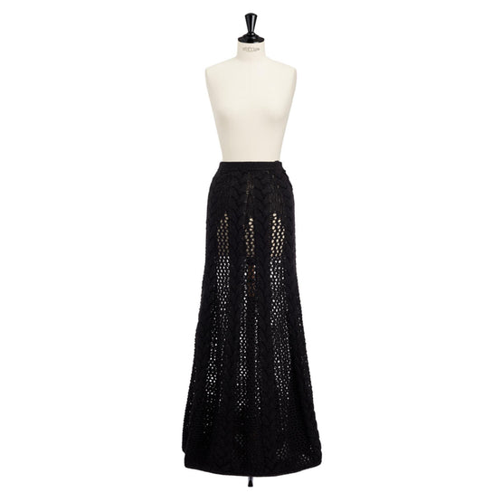514J39S4003X9000 - Women's Knitwear Skirt - 9000 Noir