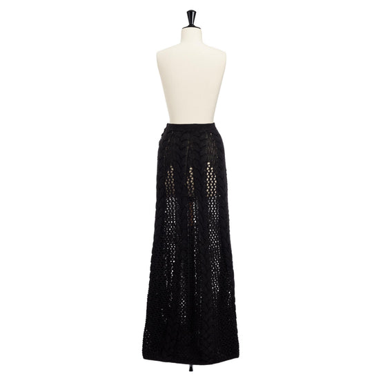 514J39S4003X9000 - Women's Knitwear Skirt - 9000 Noir
