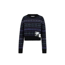 514S37A2023X5858 - Cropped Sweater - 5858 Fantaisie Bleu