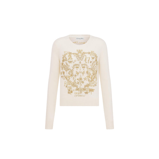 514S57G0017X0894 - Women's Knitwear  Pullover - 0894 Fantaisie Blanc