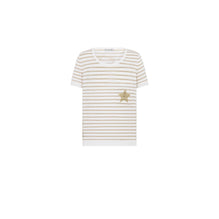 514S64A9012X1998 - Dior Marinière Short-Sleeved Top - 1998 Or