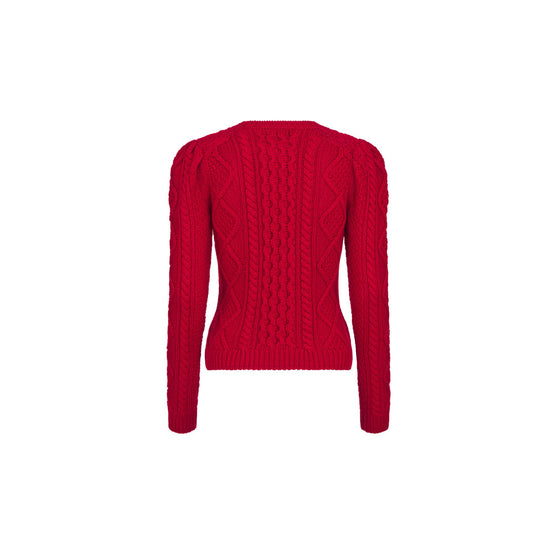 514S68A0003X3248 - Women's Knitwear  Pullover - 3248 Rouge