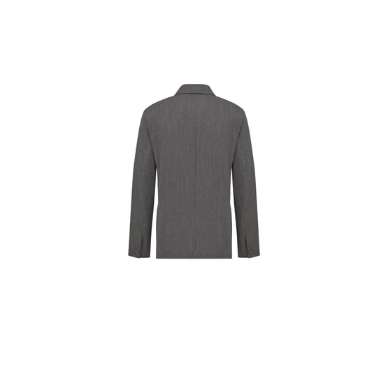 51TC217B6460C830 - Strap Jacket 74Cm, Peak Lapel, Half Lined, Cl - 830 Gris