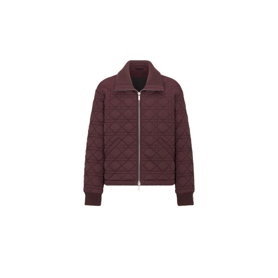 51TC408A6475C441 - Blouson 67Cm, Quilted Cannage, Knitted Rib - 441 Violet