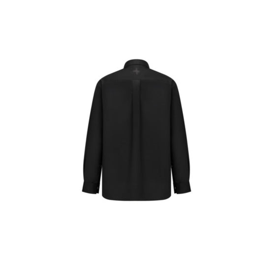 51TC565A6498C988 - Shirt 6,5Cm Sf,Dior X Lh Emb,Snap Buttons On Side And Sleeve - 988 Fantaisie Fond Noir