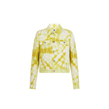 522V12A3023X2883 - Women's Denim Jacket - 2883 Fantaisie Jaune/Orange