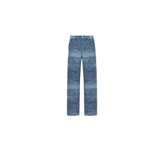 543D184A3029C585 - Carpenter Jeans With Christian Dior Paris Tag - 585 Fantaisie Fond Bleu