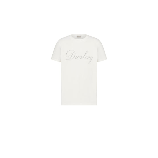 543J668C0817C080 - Diorling T-Shirt, Regular Fit - 080 Fantaisie Fond Blanc