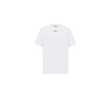 543J696A0847C001 - T-Shirt With Christian Dior Paris Tag, Relaxed Fit - 001 Blanc Brillant