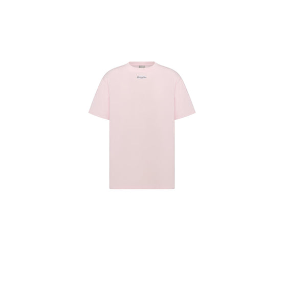 543J696A0847C400 - T-Shirt With Christian Dior Paris Tag, Relaxed Fit - 400 Rose
