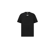543J696A0847C900 - T-Shirt With Christian Dior Paris Tag, Relaxed Fit - 900 Noir