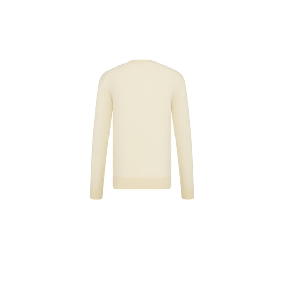 543M620A2019C020 - Sweater With Christian Dior Paris Tag - 020 Blanc Cassé