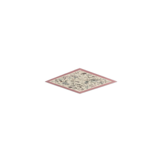 54MIJ090P603C415 - Millefiori Pleated 90 Square Scarf - 415 Rose
