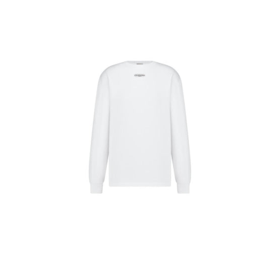 54TJ609A0847C001 - Longsleeves T-Shirt 71Cm, Cd Paris Label, Fashion Fit - 001 Blanc Brillant