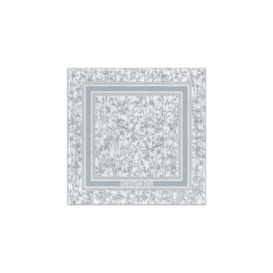 54TJB090I604C802 - Toile De Jouy Natura 90 Square Scarf - 802 Gris