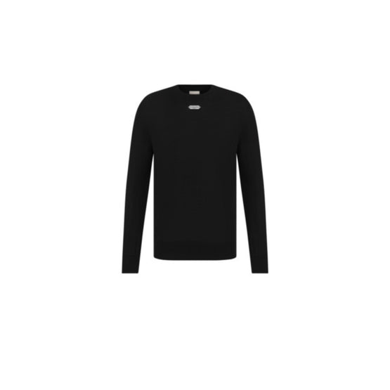 54TM620A2019C900 - Crewneck 66Cm, Gage 18, Sleeve Label, Regular Fit - 900 Noir