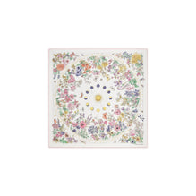 55FWC090I603C085 - Dior Astral Flowers 90 Square Scarf - 085 Fantaisie Fond Blanc