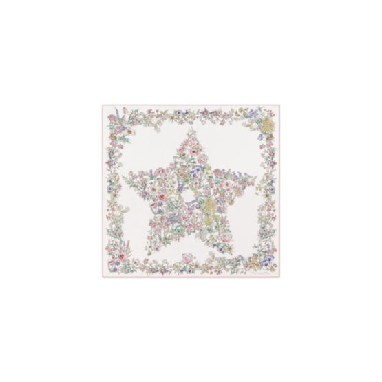 55LKY070I610C085 - Dior Star 70 Square Scarf - 085 Fantaisie Fond Blanc