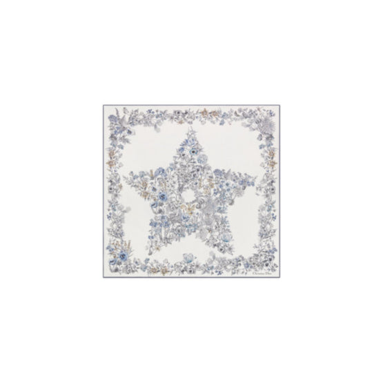 55LKY070I610C806 - Dior Star 70 Square Scarf - 806 Gris