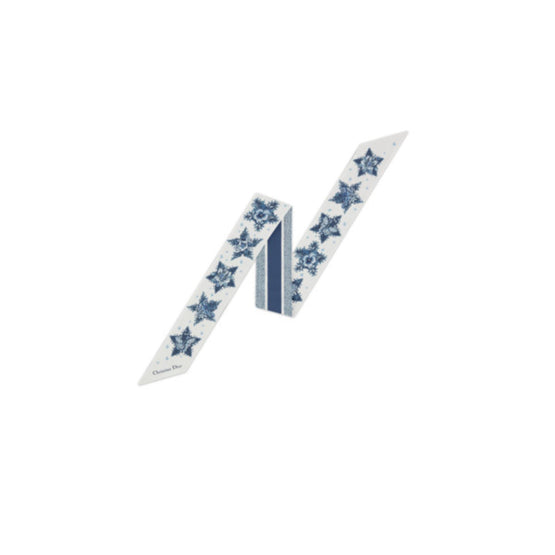 55LKY106I610C506 - Dior Star Mitzah Scarf - 506 Bleu