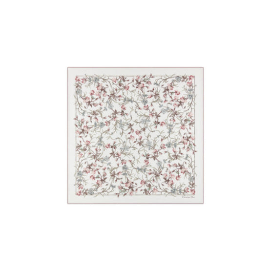 55RAM090I607C002 - Lumière De Rose 90 Square Scarf - 002 Blanc