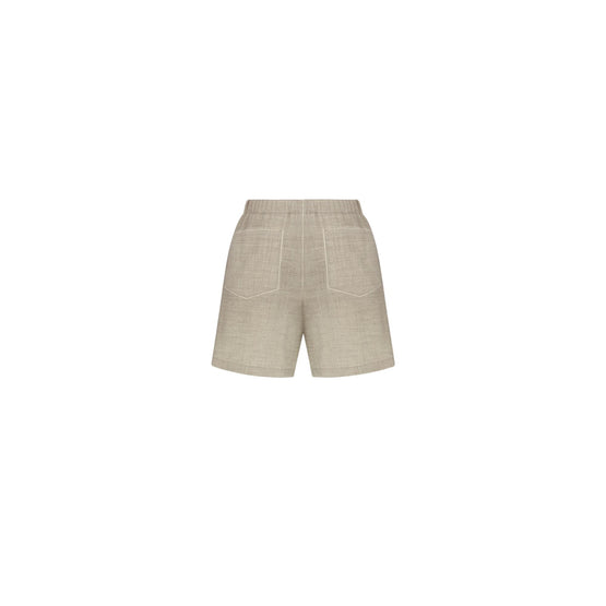 583C144C1001C188 - Bermuda Shorts - 188 Fantaisie Fond Beige