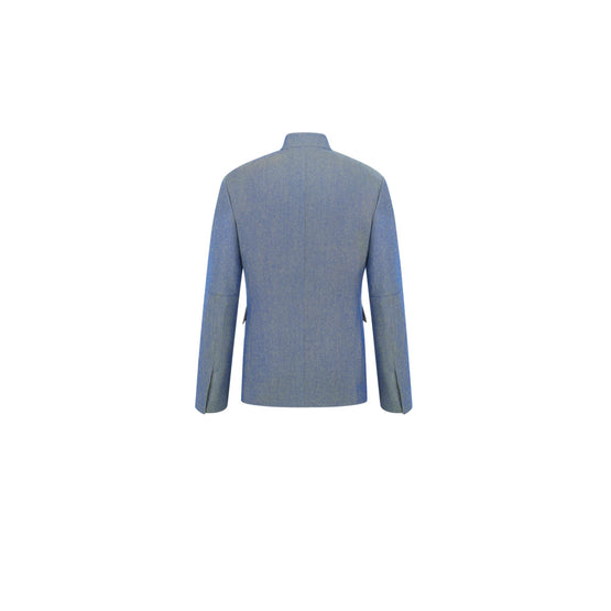 583C204A1000C582 - Men's Woven Jacket - 582 Fantaisie Fond Bleu