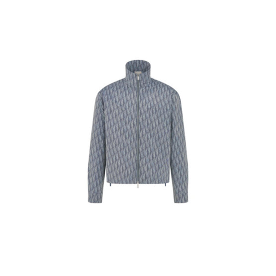 583C552B2011C588 - Dior Oblique Zipped Shirt - 588 Fantaisie Fond Bleu