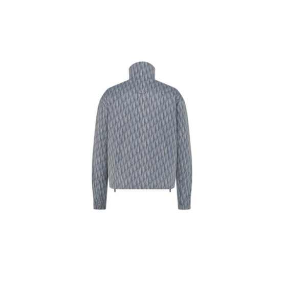 583C552B2011C588 - Dior Oblique Zipped Shirt - 588 Fantaisie Fond Bleu