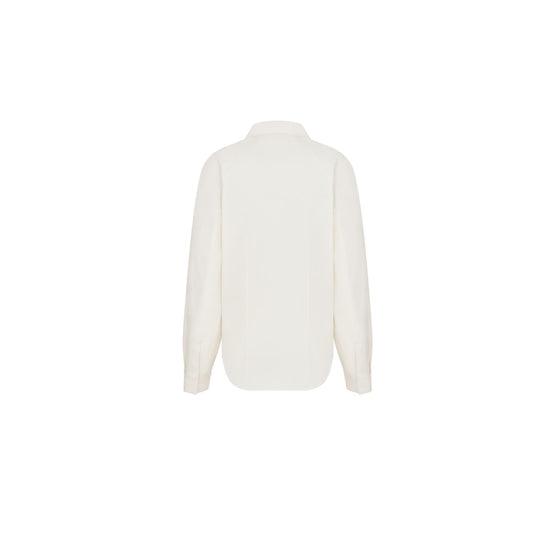 583C557A7017C020 - Men's Woven Shirt - 020 Blanc Cassé