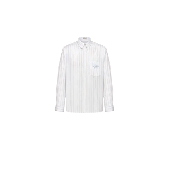 583C559B3013C075 - Men's Woven Shirt - 075 Blanc