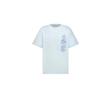 583J696B0817C589 - Dior And Hylton Nel T-Shirt, Relaxed Fit - 589 Fantaisie Fond Bleu