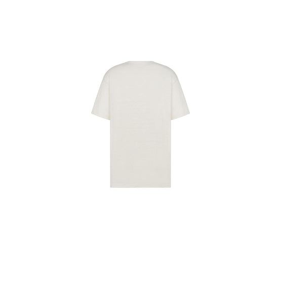 583J696D3002C080 - Christian Dior Couture T-Shirt, Relaxed Fit - 080 Fantaisie Fond Blanc