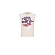 583M612A7008C087 - Dior And Hylton Nel Sweater Vest - 087 Fantaisie Fond Blanc