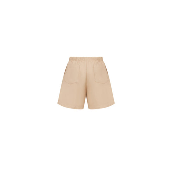 58TC144A3011C100 - Short 44Cm, Flap Tkt Pkt, Elastic Waist,Patch Pkt At Back,Rg - 100 Beige