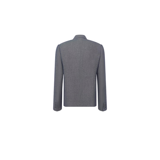 58TC201A1000C980 - Jacket 72Cm, Peak Lapel, Flap Pkts, Rounded Closure, Cl - 980 Fantaisie Fond Noir