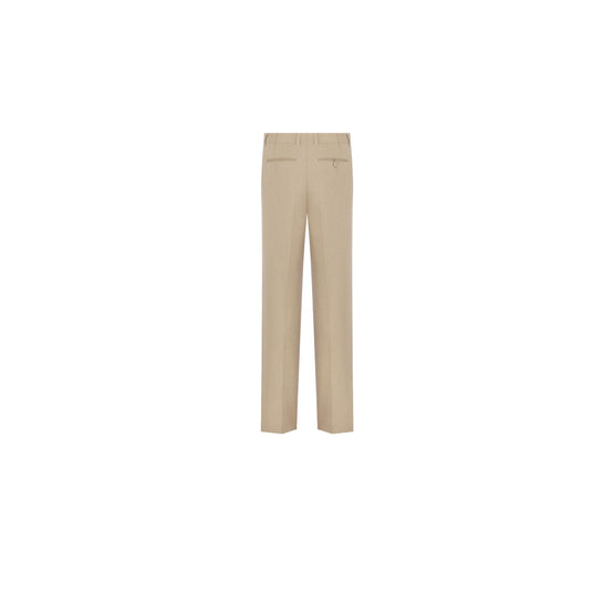 593C103A1033C120 - Loose Pants With Double Pocket - 120 Beige