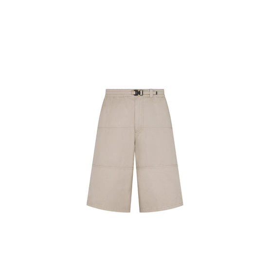 593C159A3045C120 - Shorts With Dior Buckle - 120 Beige