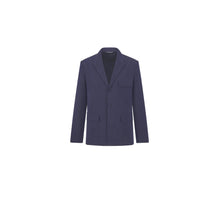 593C210A5811C540 - Jacket With Cd Diamond Embroidery - 540 Bleu Marine