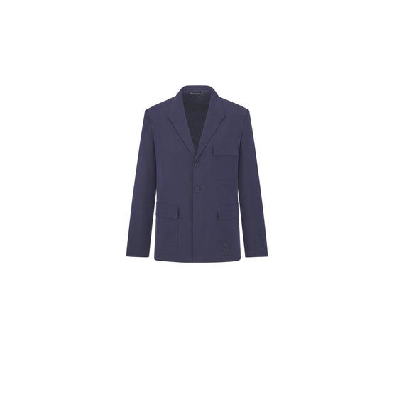 593C210A5811C540 - Jacket With Cd Diamond Embroidery - 540 Bleu Marine