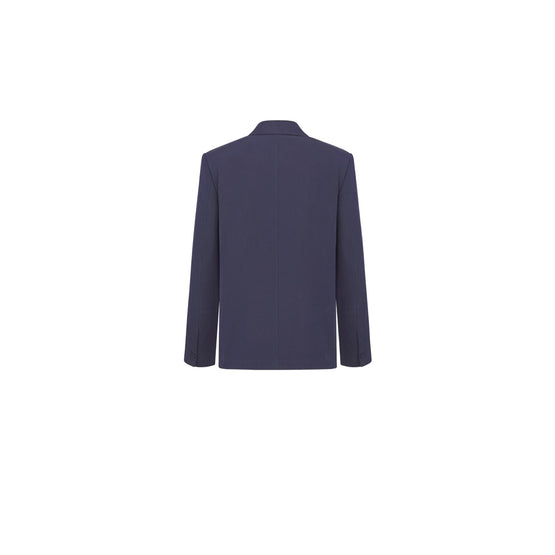 593C210A5811C540 - Jacket With Cd Diamond Embroidery - 540 Bleu Marine