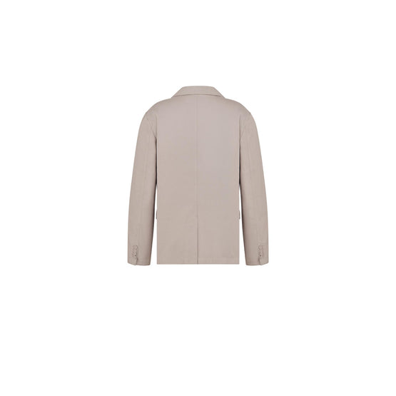 593C226A3045C181 - Jacket With Christian Dior Couture Lily Of The Valley Embroidery - 181 Fantaisie Fond Beige