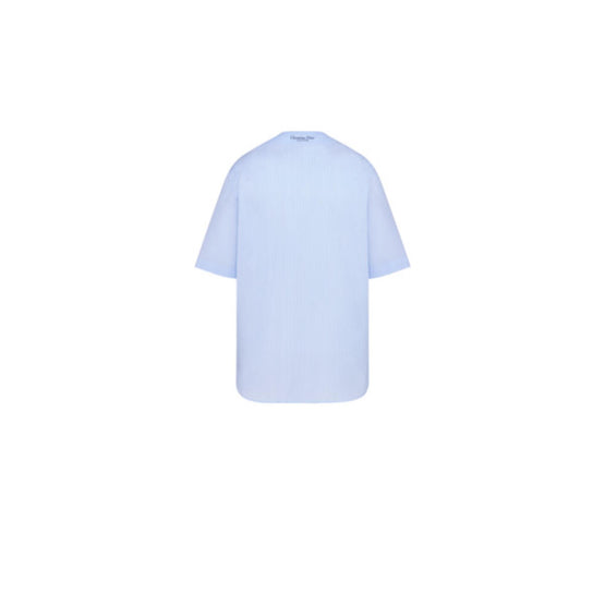 593C517A3037C575 - Short-Sleeved Baseball Shirt - 575 Bleu
