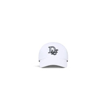 593C912A4511C085 - Cap With Centered Dior Oblique - 085 Fantaisie Fond Blanc