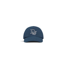 593C912A4511C578 - Cap With Centered Dior Oblique - 578 Bleu
