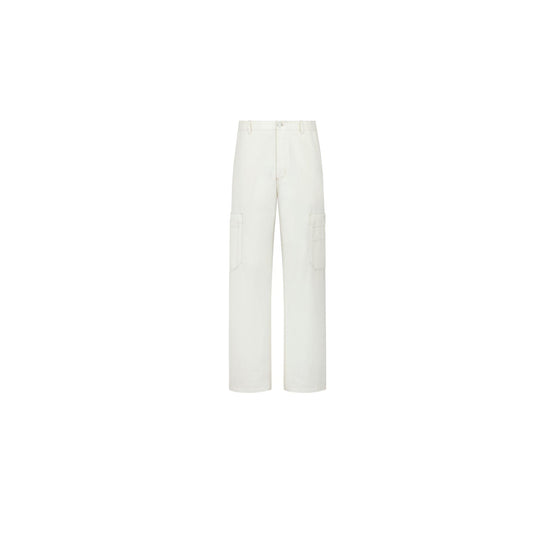 593D181A3011C030 - Cd Diamond Cargo Jeans - 030 Ecru Ivoire