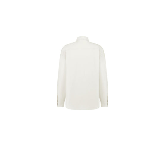 593D581A3011C080 - Cd Diamond Shirt - 080 Fantaisie Fond Blanc