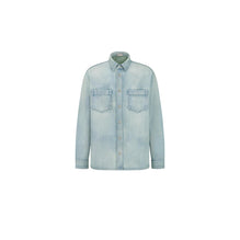 593D596A3025C580 - Christian Dior Couture Shirt - 580 Fantaisie Fond Bleu