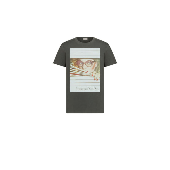 593J668K0677C989 - Dior Heritage Printed T-Shirt, Regular Fit - 989 Fantaisie Fond Noir